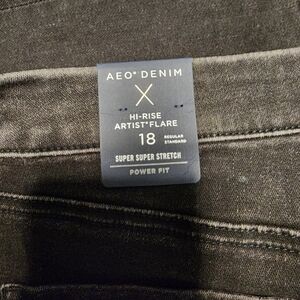 NWT American Eagle Black Jeans 18